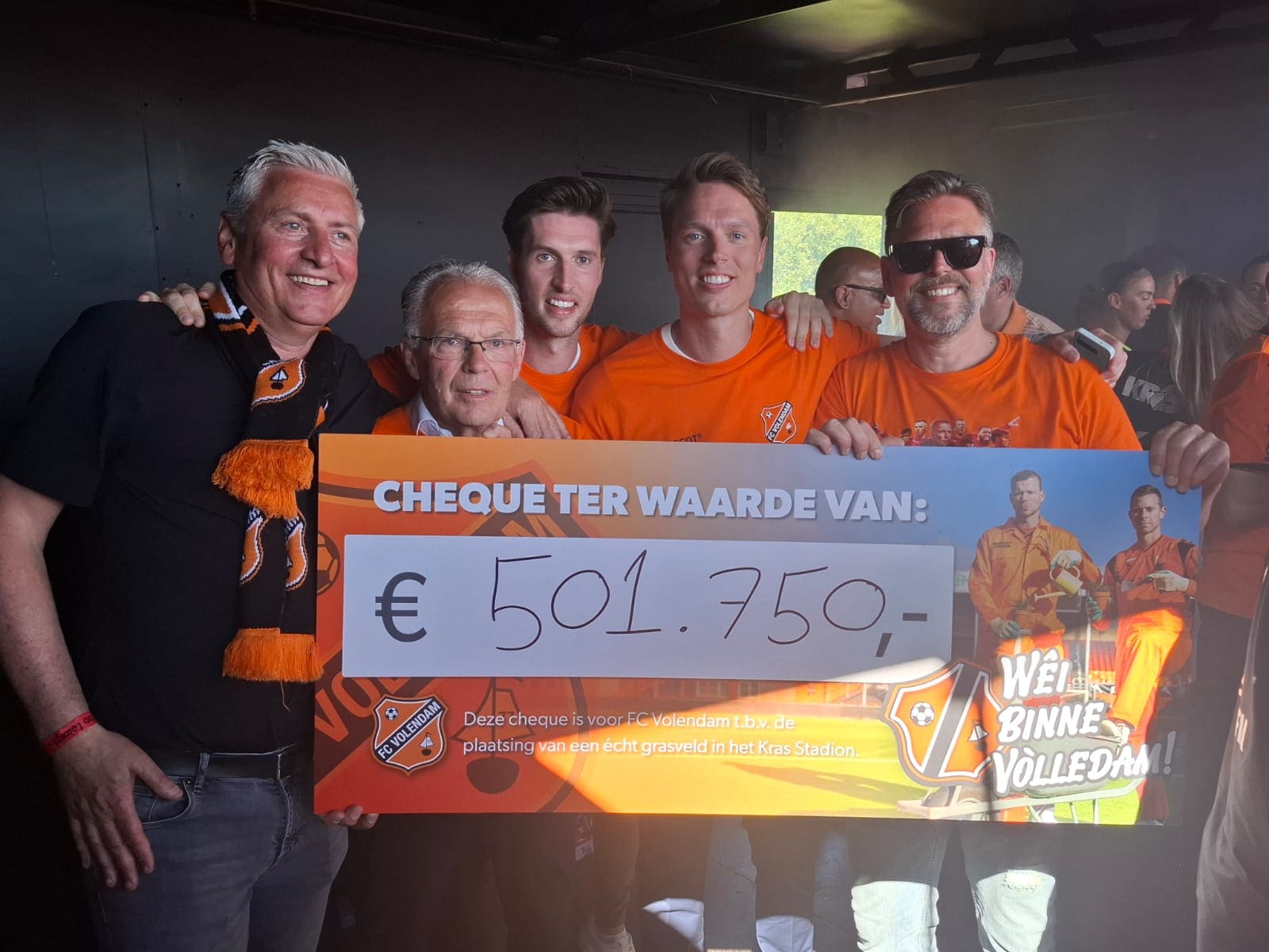 €541.500 opgehaald voor FC Volendam dankzij unieke supporterscampagne